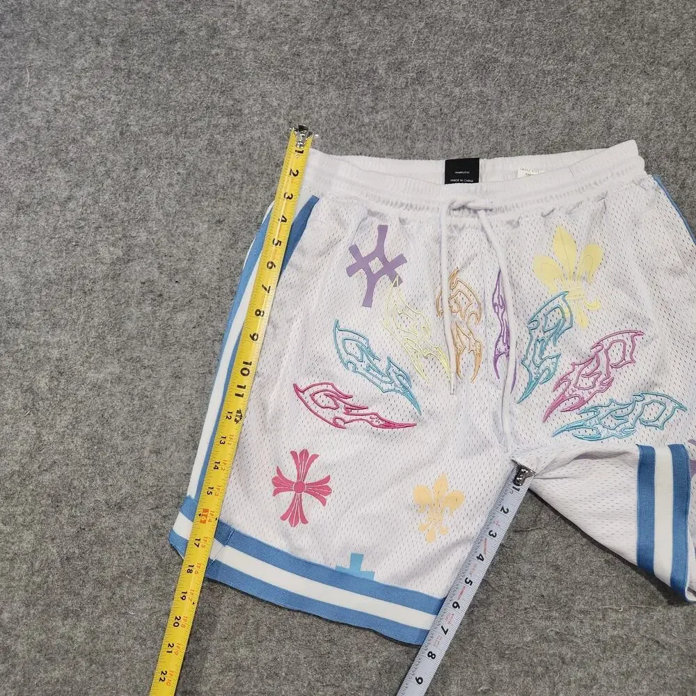 Smoke Rise‎ Mens M Medium Embroidered Streetwear Basketball Athletic Shorts
